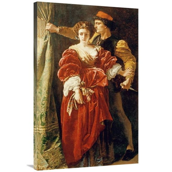 40 in. Lucrezia Borgia Art Print - Alfred W. Elmore