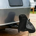 thumbnail image 4 of BotaniNest 1pc Heavy Duty Water Proof Proof Stain Proof RV Trailer Hook Cover For RVs Class A/B/C Motorhomes Popup&Truck Campers Travel Trailers Fits RVs Black, 4 of 7