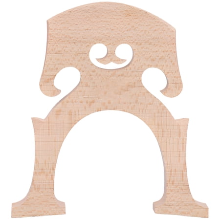 1/8 Cello Bridge Maple, Precision Handcrafted Cello Accessory, Enhanced Resonance, Direct Use Design, Expertly Shaped for Great Sound Quality