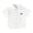White, variant on Baby Boys Solid Color Casual Short Sleeve Shirt Bear Embroidered Button Polo Shirt