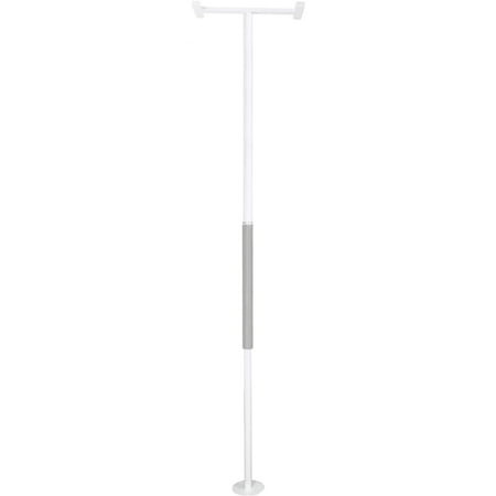 Stander Straight Security Pole Elderly Tension Mounted Floor To Ceiling Transfer Pole Bathroom Safety Aid Standing Support With Padded Handle