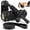 Black, variant on Cshidworld 5-in-1 Foam Roller Set, 13-inch Deep Tissue Foam Roller with Massage Stick, Massage Ball, Resistance Band & Carry Bag for Stretching, Yoga, Pilates & Fitness
