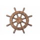 thumbnail image 1 of Rueda de barco Hampton Nautical con acabado de madera rústica, 12.0 in, 1 of 1