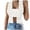 White, variant on Sleeveless Tops for Women Shirt Pack Beauty Tops for Women Apparel Women Tops Athletic Undershirt Women 2x Camisole Women's Crop Sweater Sleeveless Tie Strappy Backless Knitted Tank Vest Top