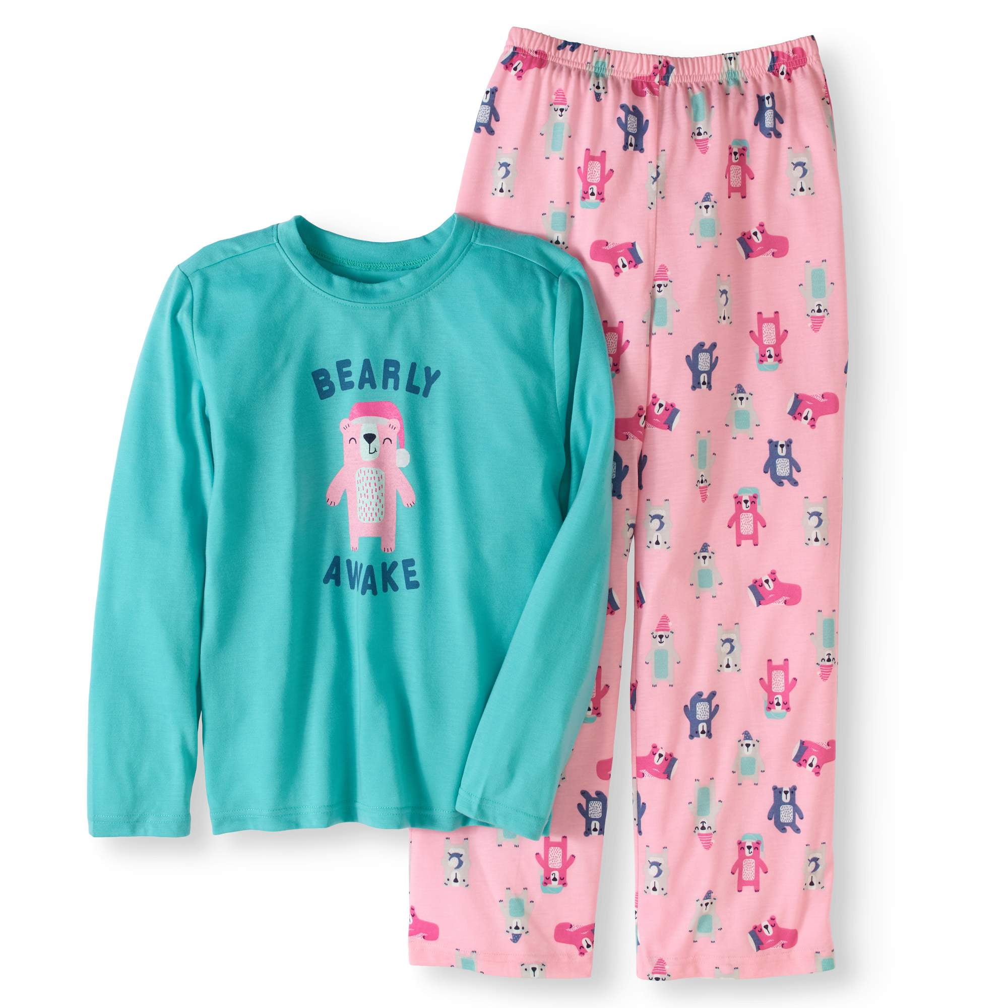 Toast & Jammies Toast & jammies girls' brushed jersey long sleeve top