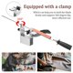 thumbnail image 2 of Blade Sharpener Fixed-Angle Professional Sharpening Stone Home Kitchen Sharpening Tool 360° Rotation Flip Design with 4 Whetstones G-Clamp, 2 of 4