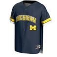thumbnail image 2 of Men's GameDay Greats Navy Michigan Wolverines Spirit Baseball Jersey, 2 of 4