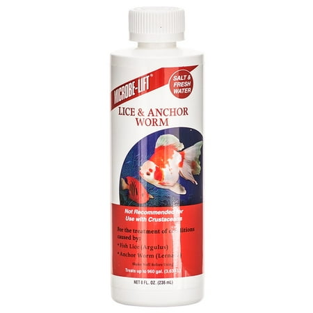 Microbe-Lift Lice & Anchor Worm Treatment 4 oz - (Treats up to 480 (Best Way To Treat Lice)