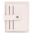 thumbnail image 1 of Monedero mano para mujer tarjetero cuero PU cartera para regalo (Beige), 1 of 8