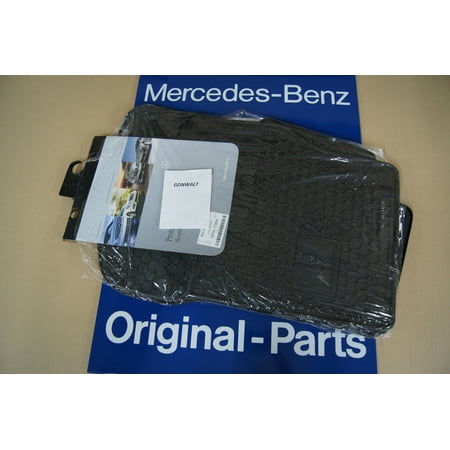 All Season Mats - Mercedes Benz OEM All Season Black Mats GL GL450 GL550 X166 BQ6680686 07-18