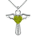 thumbnail image 2 of BKBP Fashionable Collarbone Chain Guardian Angel Gemstone Necklace Clavicle Plated Angelss Fashion Pendant Guardians Simple Necklaces & Pendants, 2 of 5