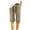 Beige, variant on EINCcm Women's Knee Length Bermuda Shorts Elastic Waist Drawstring Casual 10" Long Shorts Loose Summer Beach Shorts