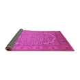 thumbnail image 2 of Ahgly Company Indoor Square Oriental Pink Industrial Area Rugs, 5' Square, 2 of 4