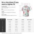thumbnail image 7 of Wukai Cute Flamingo Men's Casual Short-Sleeve Button Down Shirt - Lightweight Summer Dress Shirt for Daily Wear-, 7 of 7