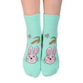 thumbnail image 3 of Footsis Non Slip Grip Socks for Yoga, Pilates, Barre, Home, Hospital ,Mommy and Me classes "Bunny", 3 of 5