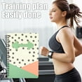 thumbnail image 5 of Fitness Logbook Coil Binding Training Plan Record Book 140x210mm 142 Pages for Workout Tracking Journal, 5 of 6