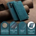 thumbnail image 3 of Retro PU Leather Wallet Case Compatible with Samsung Galaxy S24 Plus, Magnetic Closure Card Slots Cash Pocket Shockproof Protective Kickstand Durable Flip Case Cover for Samsung S24 Plus, Blue, 3 of 11