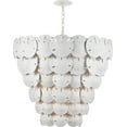 thumbnail image 3 of Currey And Company 9000-1252 Tulum 8 Light 32" Wide Chandelier - White / Sugar White, 3 of 6