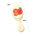 thumbnail image 5 of Leadrop Girls Mini Hair Brush Soft Bristles Scalp Massage Cartoon Vegetable Animal Portable Hair Detangling Styling Comb Kids Hairdressing Tools Birthday Gift, 5 of 10