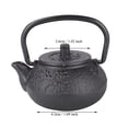 thumbnail image 1 of Mini Tetera De Hierro De 50 Ml, Tetera De Hierro Fundido Chino De Imitación, Juego De Tetera De Hierro Negro, Mangos De Hierro Clásicos Con Forma De Tres Curvas A Prueba De, 1 of 7