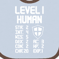 thumbnail image 4 of Inktastic Level 1 Human Boys or Girls Baby Bib, 4 of 4
