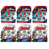 JA-RU Marvel Spiderman & Avangers Bouncy Balls Superballs Hi Bounce 1.2" +Sticker (6 Packs) Birthday Supplies Toys for Kids | W-AB-6805-6