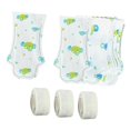 thumbnail image 3 of 20 piezas de botas para perros, cubrezapatos para cachorros, protectores de patas de tela no tejida, calcetines ajustables para mascotas, cubrezapatos Verde M, 3 of 8