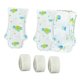thumbnail image 3 of 20 fundas para botas de perro, protectores para zapatos de cachorro, protectores para patas, a prueba de polvo, ajustables. Verde M, 3 of 9