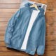 thumbnail image 1 of Karight Womens Casual Hoodies Sweater Long Sleeve Hooded Lattice Splicing Shirts Pullover Sweatshirts, 1 of 5