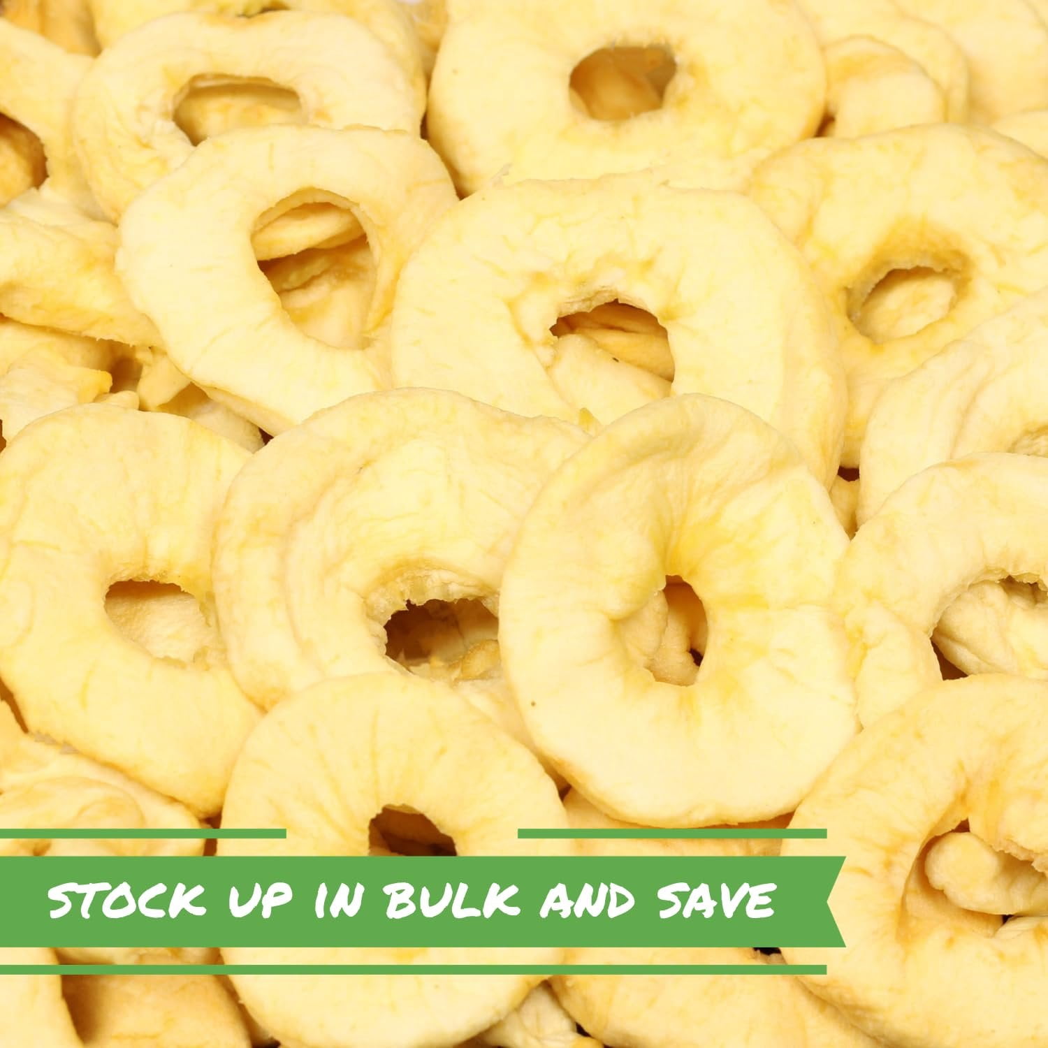 Dried Apple Rings by Its Delish, 24 OZ Jumbo Container  Soft Moist Apple Rings - No Sugar Added  Unsweetened Dried Apples Slices Fruit Snacks  Vegan, Kosher