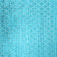 thumbnail image 1 of Ahgly Company Indoor Square Oriental Light Blue Industrial Area Rugs, 8' Square, 1 of 4