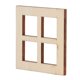 thumbnail image 4 of Modelo de Marco de Ventana de Casa de Muñecas, Decretación Duradera de Madera Bajo 1:12 Ventana de Casa de Muñecas para decoración de la Casa de Muñecas, 4 of 7