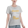 thumbnail image 2 of Being A Grandpa Is An Honor Being A Papa Is Priceless Women'S Basic Short Sleeve T-Shirt Gray Xx-Large, 2 of 5