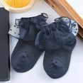 thumbnail image 3 of Biezeib Girl’s Socks, Sweet Lace Trim Socks Soft Elastic Lightweight Kids Socks for Casual Daily, 3 of 6