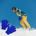 thumbnail image 2 of Kieccall Solid Color Split-Finger Knitted Gloves - Winter Warm Soft Adult Gloves for Outdoor Daily & Sports Cold Weather Use, 2 of 8