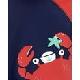 thumbnail image 2 of Carter's Crab Rashguard Set Swim Trunks (18 M) Navy, 2 of 2