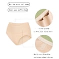 thumbnail image 3 of FINETOO Tummy Control Underwear Shapewear for Women Seamless High Waisted Panties Plus Size Control Briefs S-3XL, 3 of 6