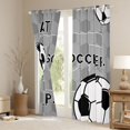 thumbnail image 3 of Erosebridal Football Sport Court Black Out Curtains,Gray Black Curtains Pack of 2 (42x63 Each) For Kids Boys, 3 of 7