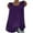 Purple, variant on VEKDONE Linen Sleeveless Tank Tops for Women Plus Size Pleated Crewneck Tanks Solid Color Loose Fit Vintage Tees Casual Lightweight Vests Black 4X-Large