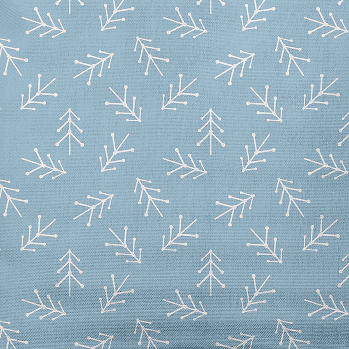 16" x 16" Simply Daisy Scattered Trees Polyester Accent Pillow, Ice (1 Count)