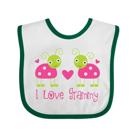 

Inktastic I Love Grammy Gift Baby Girl Bib