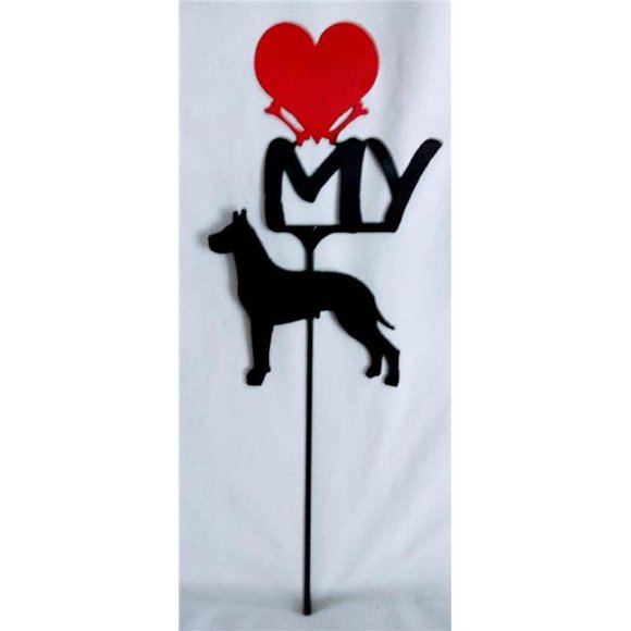 The Lazy Scroll greatdaneheart Great Dane Love My Heart Sign