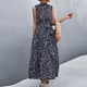 thumbnail image 3 of Vestido con estampado de lunares, vestido con estampado de lunares con cinturón, vestido de verano para mujer, vestido con cinturón, consigue más, 3 of 6