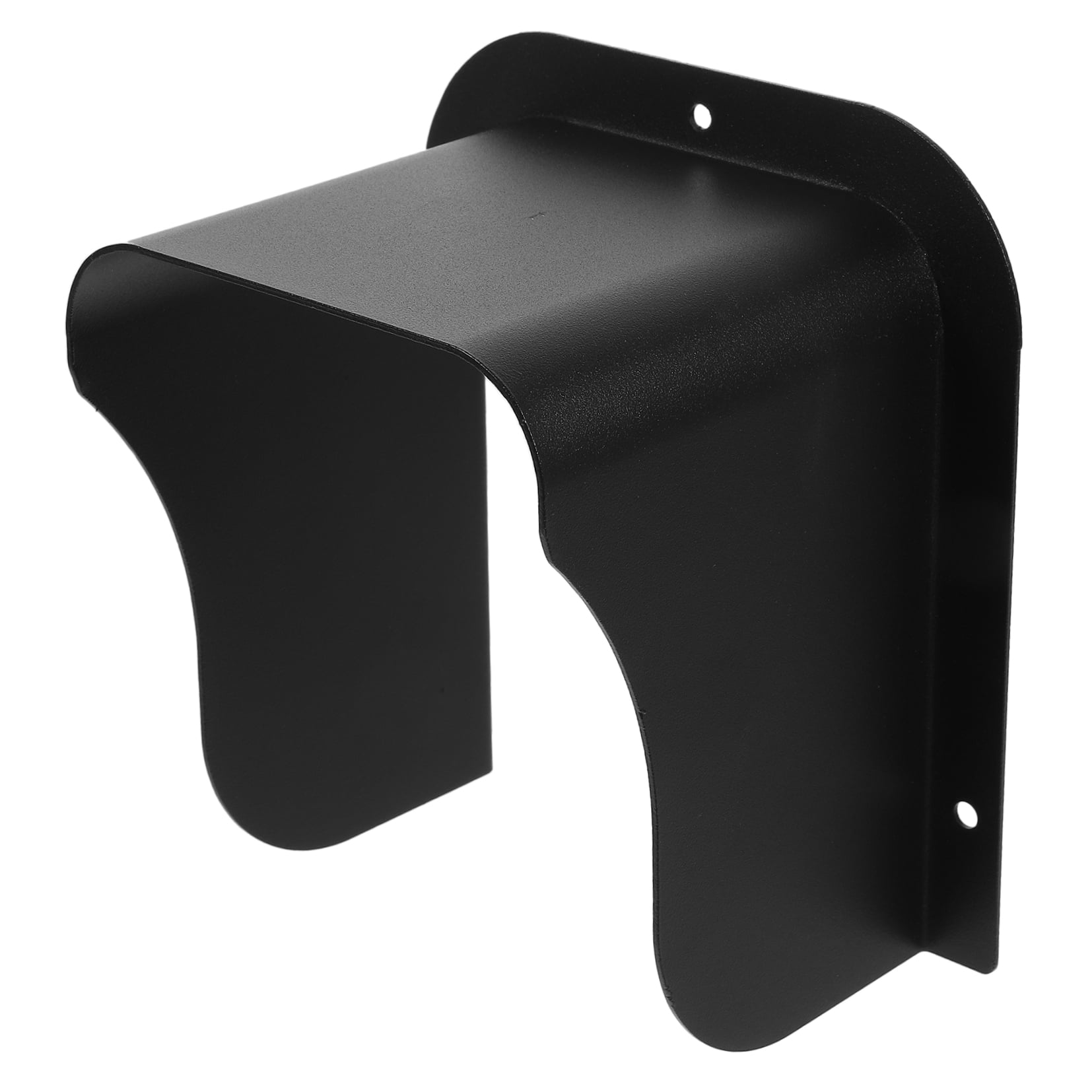 Weatherproof Black Doorbell Cover with LED Light, Outdoor Rain Shield Protector 15.6x14x10CM for Door Bell