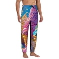 thumbnail image 4 of Kdxio Rainbow Melting Ice Cream Pattern Joggers,Sweatpants for Men with Pockets-XX-Large, 4 of 5