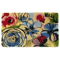 thumbnail image 4 of FH Home Extra Thick Doormat - Handwoven, Durable - Natural Coir - Entryway, Front Door, Porch, Patio - Watercolor Floral Multicolor (24" x 36" Thick), 4 of 7