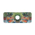 thumbnail image 7 of Yayeee Faucet Mat for Kitchen Sink 14.7" Diatomite Long Splash Guard Pad, Art Goldfish Bowl, 7 of 7