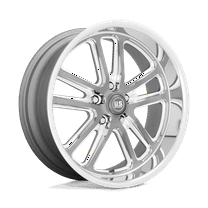 Us Mag U130 Bullet 18X9.5 5X5.0 1Et 72.56Cb Textured Gun Metal With Milled Edges Wheel