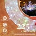 thumbnail image 2 of Zimtown Outdoor Christmas 36in Wreath Decor 225 Lights LED for Holiday Decoration - Multicolor, 2 of 10