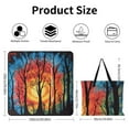 thumbnail image 2 of Colorful Tie Dye Vortex Waterproof Picnic Blanket with Foldable Zipper, Suitable for Outdoor Use, Suitable for Travel, Camping, Beaches, Parks, Grasslands, Picnic Blanket Accessories, 2 of 7